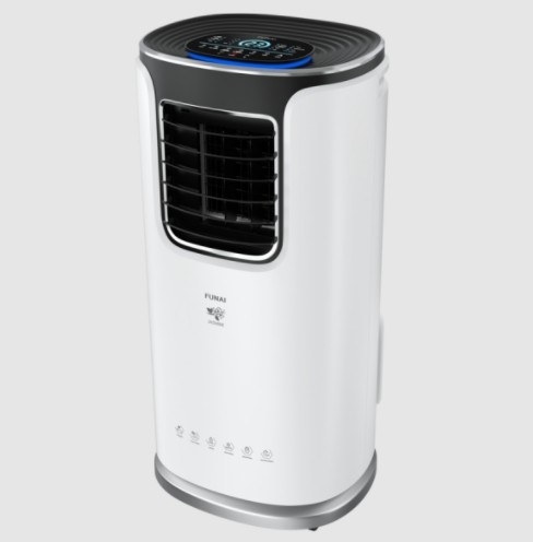 9000BTU पोर्टेबल वाष्पीकरण एयर कंडीशनर 4 ऑपरेशन मोड 2 प्रशंसक गति सुरक्षा बाल ताला