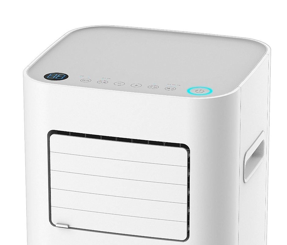 8000 BTU 115V मंजिल खड़े एलईडी सेंस प्रकाश वाष्पीकरण पोर्टेबल एयर कंडीशनर