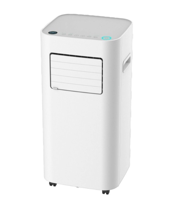 8000 BTU 115V मंजिल खड़े एलईडी सेंस प्रकाश वाष्पीकरण पोर्टेबल एयर कंडीशनर