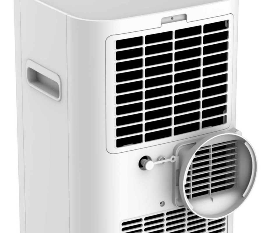 8000 BTU 115V मंजिल खड़े एलईडी सेंस प्रकाश वाष्पीकरण पोर्टेबल एयर कंडीशनर