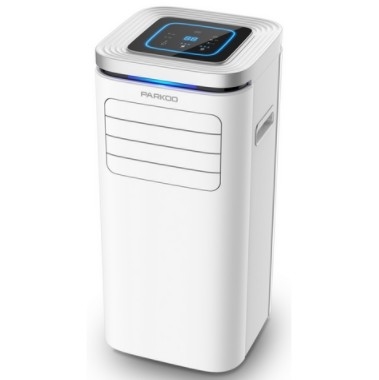 115V 10000 BTU/H रेफ्रिजरेंट R32 वाष्पीकरण मोबाइल एयर कंडीशनर टच स्क्रीन फ्रंट सेंस लाइट